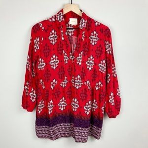 Anthropologie Maeve Boho Button Front Top (12)